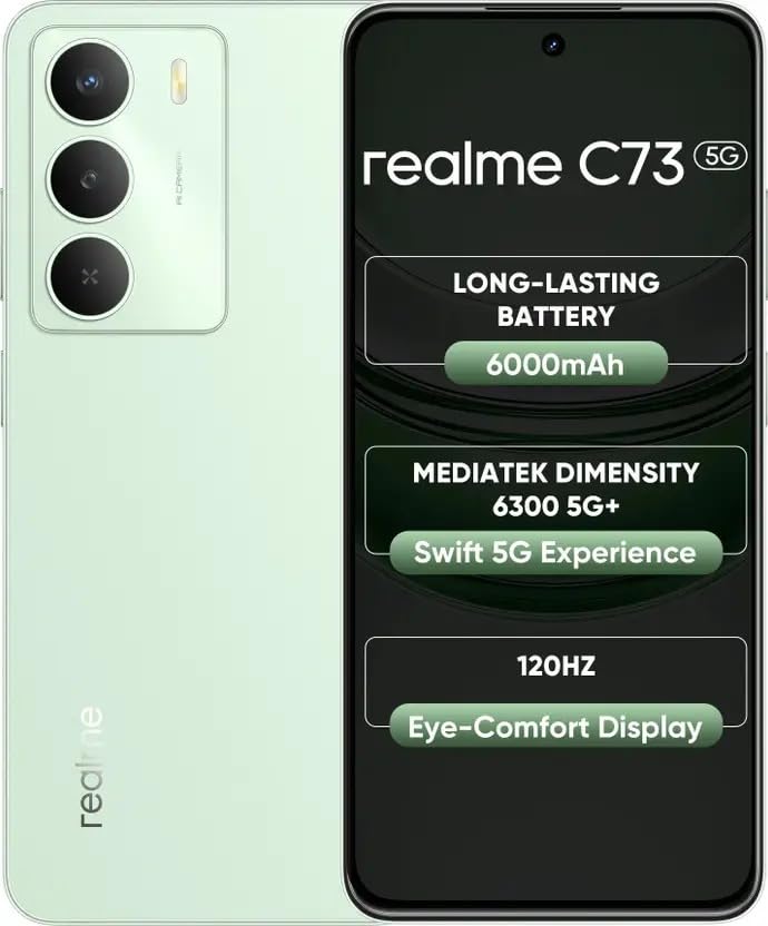 realme C73 5G (Jade Green, 128 GB) (4 GB RAM)