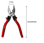 IONIX Plier & Wire cutter Combo | Cutting player | Cutting plier | Pliers | pliers for home, Player tools, Pliers for electrical work, Wire cutter and combination plier, 2 Pieces, Red - Image 6
