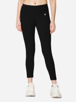VSTAR PL02 Women Ankle Length Stretchable Slim Fit Leggings with Secured Side Pocket | Moisture-Wicking | Soft Waistband & Cotton-Elastane Fabric - Image 5