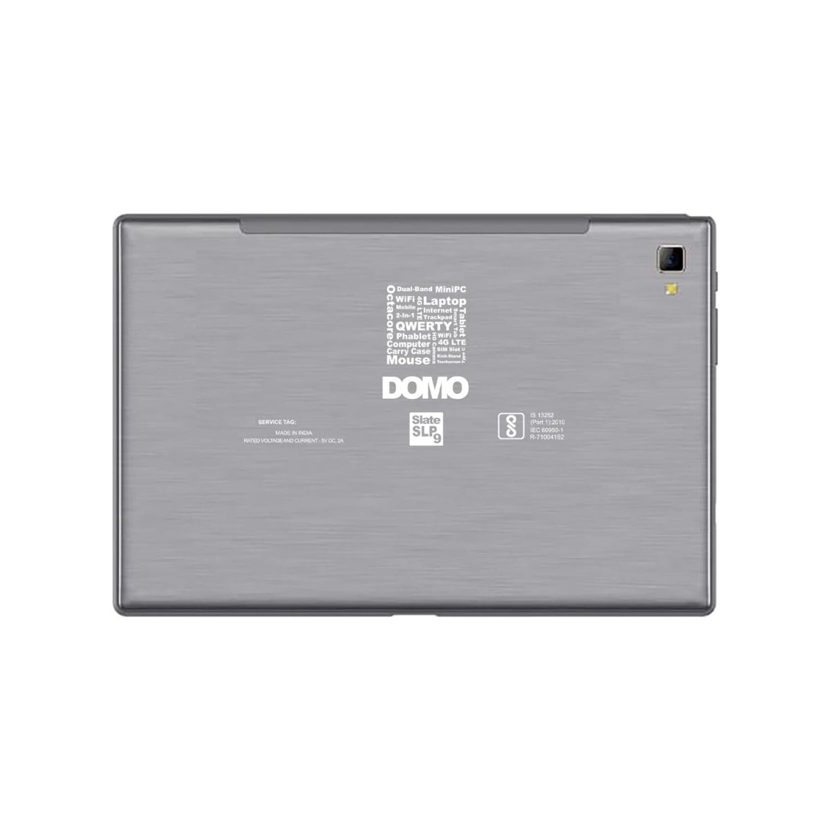 DOMO Slate SLP9 Tablet, 10.1 Inch IPS LCD, 4G Volte, LTE, 4GB RAM, 64GB Inbuilt Storage, 512GB Expandable, Dual SIM, GPS, Bluetooth (Grey) - Image 6