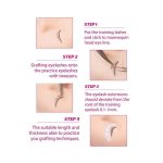Savni Self-Adhesive Practice False Eyelashes, 5 Pairs, Natural Looking, Training Extension Set - Image 3