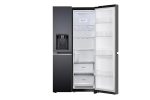 LG 630 L, 3 Star, Frost-Free, Double Door, Door Cooling+, Hygiene Fresh+, Smart Inverter, Wi-Fi Convertible Side By Side Refrigerator with AI ThinQ (GL-L257CMC3, Matt Black, Ice & Water Dispenser) - Image 2