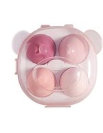 feelhigh Cosmetics powder puff sponge 4 pieces in a 1 storage box