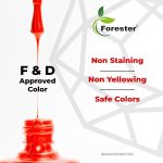 forester New professional Color Rich Paint HD Shine Mate Color Combo Set(pack of 6) Multi coloure (Yellow) - Image 4