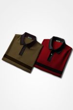 Veirdo Mens Polo Formal Classic Fit T Shirts for Men, Half Sleeves Polo Tshirt, Stylish, Cotton T Shirts - Image 7