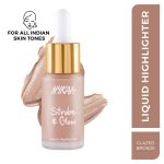 Nykaa Strobe & Glow Liquid Cream Highlighter - Glazed Bronze - Image 2