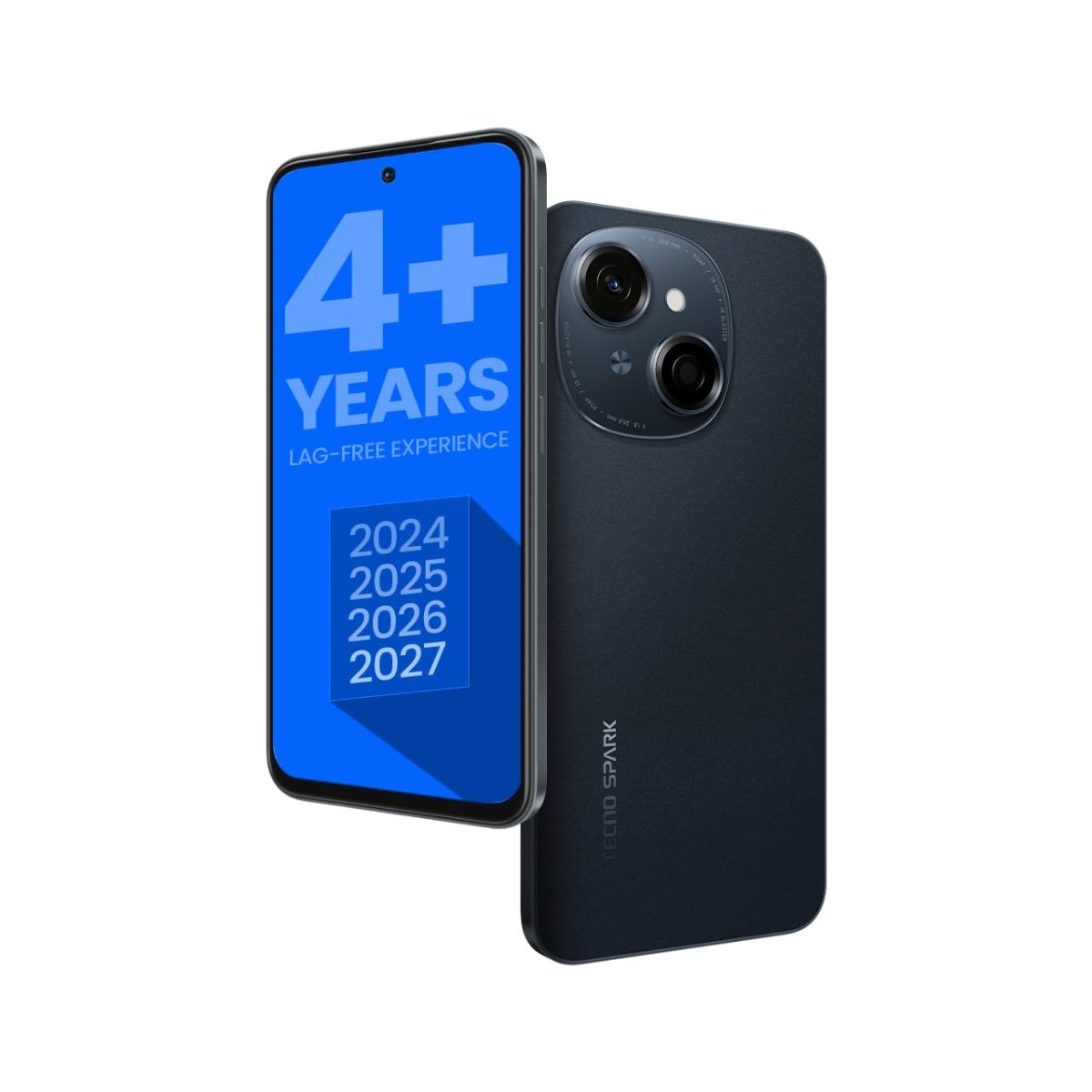 TECNO Spark GO 1 (Startrail Black, 4GB+64GB) | 4+ Years Lag Free Fluency | 6.67" 120Hz Smooth Display | 8GB* Bigger RAM | in-Built Infrared Remote | Dual Speakers with DTS | AI Call Noise Reduction - Image 4