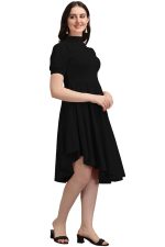 PURVAJA Women’s High-Low Knee Length Dress(Ruby-062-to-069) - Image 4