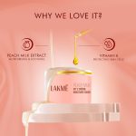 LAKMÉ Peach Milk Soft Crème Light Moisturizer for Face 300 g, Daily Lightweight Face Lotion with Vitamin E for Soft Skin- Non Sticky 24h Moisture - Image 4