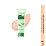 Maliao Green Tea Whitening Moist Skin Waterproof Foundation | Full Coverage | Hydrating & Smooth Finish | SPF Protection | Long-Lasting & Oil-Free | Brightening & Even Skin Tone | Soft Ivory, 80g - Image 2