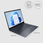 HP Envy x360, 12th Gen Intel Core i5-1230U Laptop, (8GB LPDDR4x, 512GB SSD) IPS,Micro-Edge, 400 nits, 13.3''/33.8cm, WUXGA, Win11,Office21, Space Blue,1.34Kg, Iris Xe Graphics, Backlit, B&O, bf0078TU - Image 2