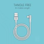 Portronics Konnect L 1.2M POR-1401 Fast Charging 3A 8 Pin USB Cable with Charge & Sync Function (White) - Image 4