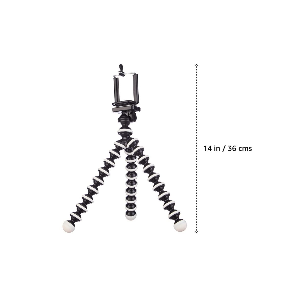 Amazon Basics Gorilla Tripod/Mini Tripod for Mobile Phone with Phone Mount with Flexible Gorilla Stand for DSLR, Action Cameras, Ring Lights, Panel Reflectors, Umbrellas, and Flashlights (13 Inch) - Image 7