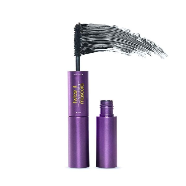 Glam21 Twice it 2X Voluminising Fiber Mascara | Waterproof | Instant Voluminising & Long Lasting with Fiber for Extra Definition Up to 24-Hours Stay - 10ml