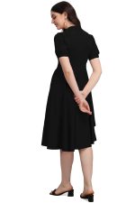 PURVAJA Women’s High-Low Knee Length Dress(Ruby-062-to-069) - Image 2