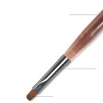 KRENI Nail Art Paint Brush Nail Design Tool for Nail Salon Home Nail Care (9pcs) - Image 3