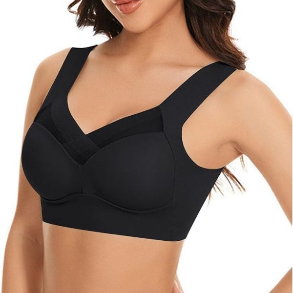 Fashiol Women’s Padded Bra Full Back Coverage Fitness Slip on Bra Push Up Breast Uplifting Sports Bra for Workout Gym and Yoga Bralette Tank Top Bras - 32 Till 42