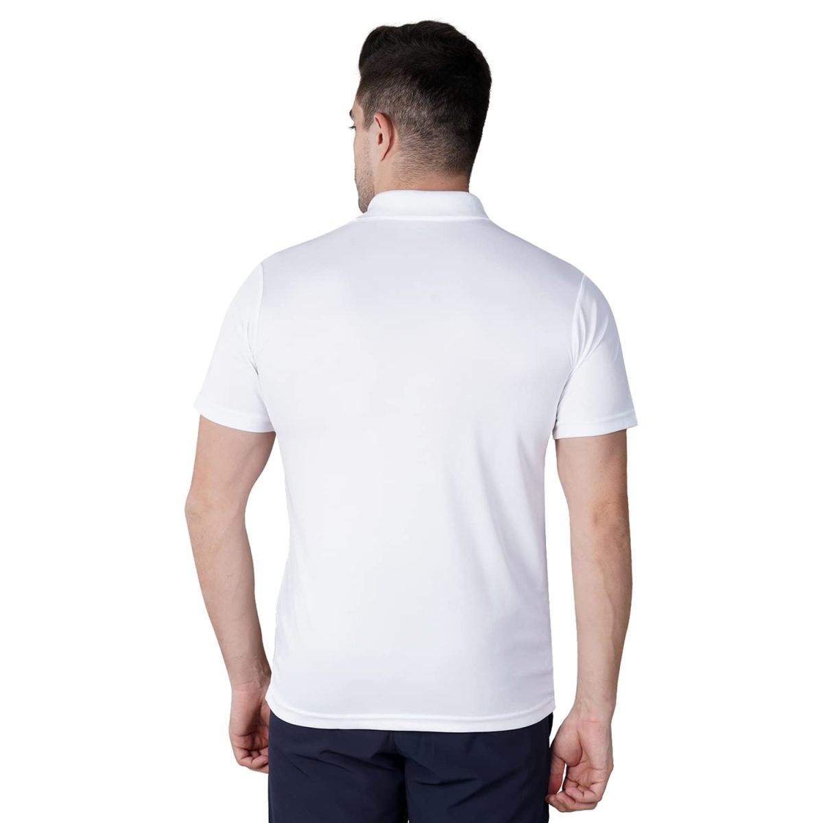 Nivia Solid Men's Dotted Micro Polyester Regular Fit T-Shirt - Image 2