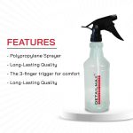 DETAILMAX Spray Bottle 700ml Chemical Resistant Heavy Duty Empty Container Bottles Polypropylene sprayer Long Lasting Quality Mist and Jet Spray for Multipurpose use Car Detailing, Gardening (1) - Image 3