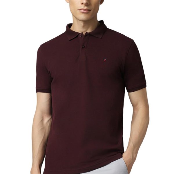 Louis Philippe Men's Cotton Slim Fit T-Shirt