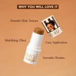 LoveChild Mini Masaba Bronzer Stick To Contour, Sculpt & Define, Smooth Glide Texture, Adjustable Coverage, Mattifying, Easy Application, BurPee (Coffee Brown) 7.5g, For All Indian Skin Tones - Image 2
