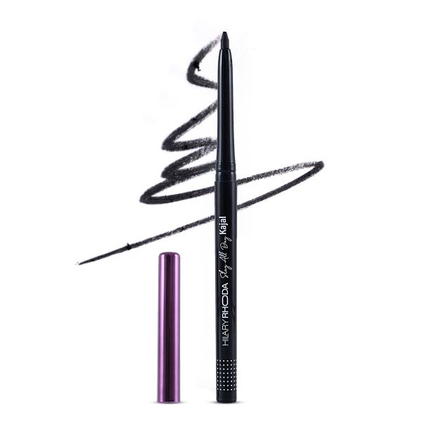 Hilary Rhoda Slay All Day Kajal | Retractable & Long Lasting | Matte Finish | Highly Pigmented | Transfer-Proof & Smudge-Proof Kajal- 0.35g