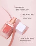 COSLUXE O TWO O Velvet Liquid Blush,Face Blusher,Long-lasting Makeup Blush,15g (01- PINK PUPPLE) - Image 4