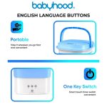 Babyhood Foldable Washing Machine Mini Washer High Capacity with Modes Deep Cleaning for Under Garments and Baby Clothes, Small Foldable Washing Machine - Image 6