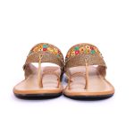 Ladies Hub Kolhapuri Chappal for Women Stylish, Flat Fashion Sandals & Ethnic Slippers for Girls - Image 2