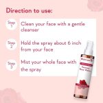 WishCare 100% Pure & Natural Rose Water Liquid - For Skin, Face & Hair - Steam Distilled - Kannauj Gulab Jal - Spray Skin Toner - Free From Paraben, Alcohol & Chemicals - 200 ml - Image 6