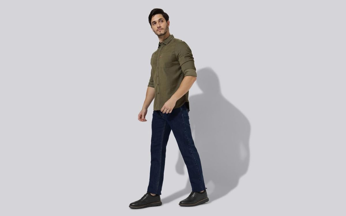 Neeman's Crossover Brogues for Men | Faux Leather (PU) on Mesh Base | Comfortable Semi-Casual Oxfords - Image 4