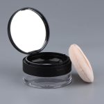CALANDIS® 20G Empty Loose Powder Case Facial Blusher Container Jars with Puff Blender - Image 3