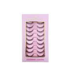 Bombay Vanity 3D Faux Mink Natural Eyelashes Pack of 10 False Eyelash, Eye Makeup Lash Posh 10 Pairs Lashes 10-16mm, pack of 10 Pair Artificial Eye Lashes (Day To Night Eye Lash) - Image 5
