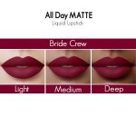 Nykaa All Day Matte Waterproof, Transfer Proof, Mask Proof, 12H Liquid Lipstick - Bride Crew - Image 4
