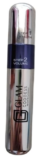 Glam Goddess Double Trouble Volumizing and Lengthening Mascara | 2-in-1 Mascara for Women | Long Lasting (15 ml) (Black) - Image 4