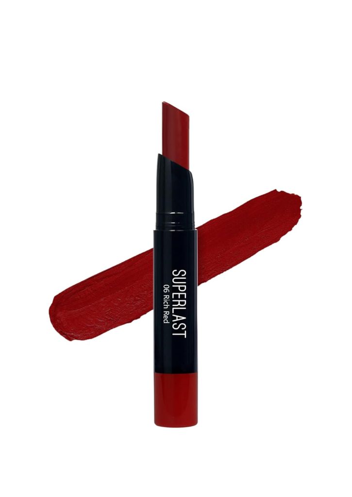 ME-ON Superlast Lipstick Matte Finish (Shade 06 - Rich Red)