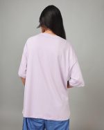 Bewakoof Women's Graphic Printed 100% Cotton T-Shirt - Oversized Fit, Round Neck, Half Sleeves - Image 7