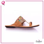 Ladies Hub Kolhapuri Chappal for Women Stylish, Flat Fashion Sandals & Ethnic Slippers for Girls - Image 5