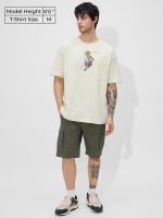 The Souled Store Looney Tunes: Bugs Ball Men and Boys Short Sleeves Round Neck White Graphic Printed Cotton Oversized T-Shirts - Image 2