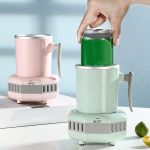 CLUB BOLLYWOOD® Portable Quick Electric Beverage Cup Cooler Ice Making for Milk Coffee Blue| Home & Garden | Major Appliances | Refrigerators & Freezers | Mini Fridges - Image 8