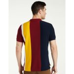 U.S. POLO ASSN. Men's Colour Block Pure Cotton Slim Fit Polo Shirt - Image 2