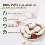 Nat Habit 100% Pure Coconut Oil For Skin & Hair, Non-Refined, LLP Free, Chemical Free & Preservative Free - 200 ml - Image 3