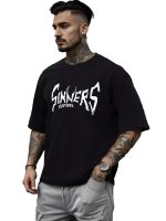 LEOTUDE Men's Oversized Cottonblend Round Neck Half Sleeve Drop Shoulder Regular Fit T-Shirt (Pack of 3)(Color : Multi)