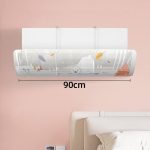 ALMEKAQUZ Air Conditioner Deflector,Adjustable Outlet Shield Air Wing Wall Mounted Deflector, air conditioning universal wind deflector cover,Suitable for Home, Office,Meeting Room - Image 2