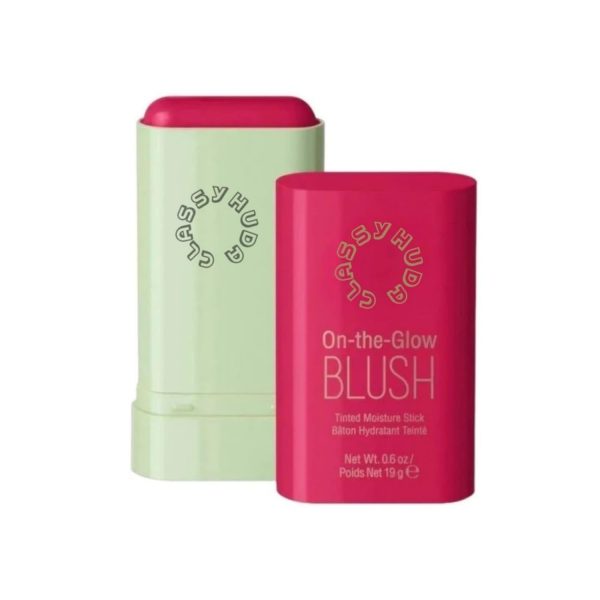 CLASSY HUDA Professional Multi-Use Makeup Blush Stick, Cream Blush Stick, Solid Moisturizer Stick Waterproof Natural Makeup for Eyes Lips Cheek (Shy Pink)