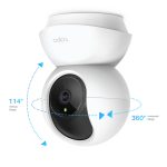Tapo TP-Link Pan/Tilt Smart Security Camera, Indoor CCTV, 360° Rotational Views, Works with Alexa&Google Home, No Hub Required, 1080p, 2-Way Audio, Night Vision, SD Storage, Device Sharing (TC70) - Image 2