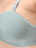 Narsingha Dreams Women's Cotton Blend Lightly Padded Half Cup Wirefree T-Shirt Bra Combo Pack of 4 - Image 6