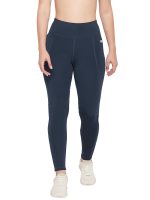 Clovia Women's Snug Fit High Rise Ankle-Length Activewear Sport Tights