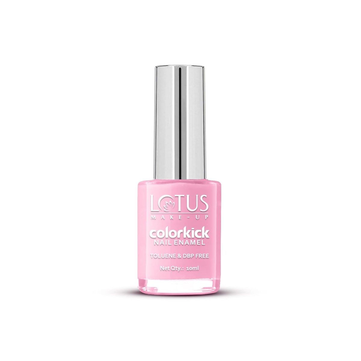 LOTUS MAKE-UP Colorkick Nail Polish, Glossy Finish, Chip Resistant, Pink Bliss 950 | 10ml