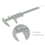 WildCard India 1pc Plastic Caliper Eyebrow Measuring Ruler Double Scale Sliding Gauge Ruler for Eyebrow Permanent Makeup - Image 3